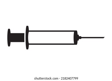 Syringe icon. Medical health injection. Vaccine drug symbol. Medicine vector illustration design.