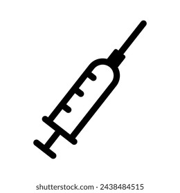 Syringe icon on white background. eps 10