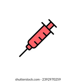 Syringe icon set illustration. injection sign and symbol. vaccine icon