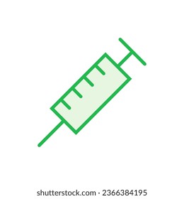 Spritzensymbol gesetzt. Vektorgrafik des Injektionssymbol.