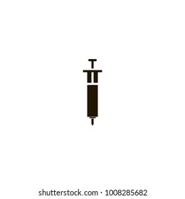 syringe icon. sign design