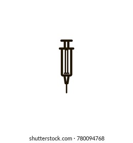 syringe icon. sign design