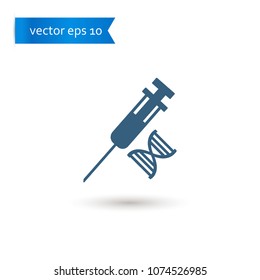 syringe. syringe icon. sign design. Vector EPS 10.