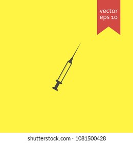 syringe. syringe icon. sign design. Vector EPS 10.