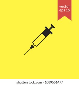 syringe. syringe icon. sign design. Vector EPS 10.