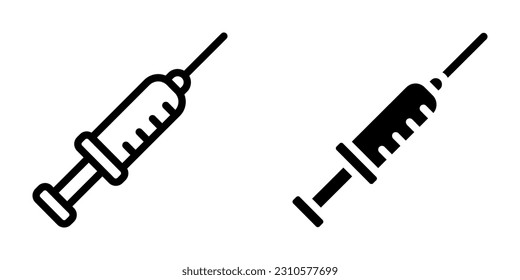 Syringe icon. sign for mobile concept and web design. vector illustration