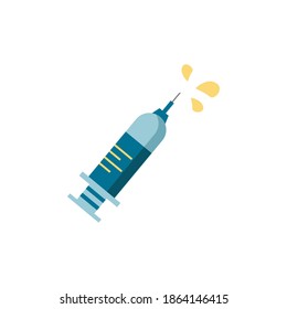 Syringe icon. Simple element from pharmacy collection. Creative Syringe icon for web design, templates, infographics and more