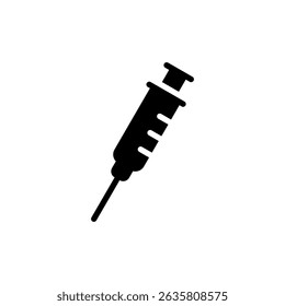 Syringe icon symbol for apps and websites. injection sign and symbol.vaccine icon