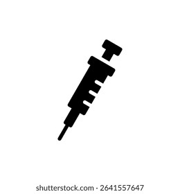 Syringe icon symbol for apps and websites. injection sign and symbol.vaccine icon