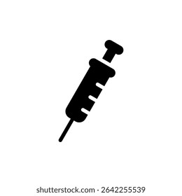 Syringe icon symbol for apps and websites. injection sign and symbol.vaccine icon