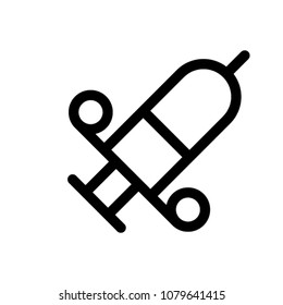 syringe ICON SYMBOL PICTOGRAM VECTOR