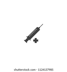 Syringe icon template