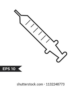 syringe icon template