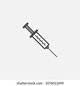 syringe icon template design