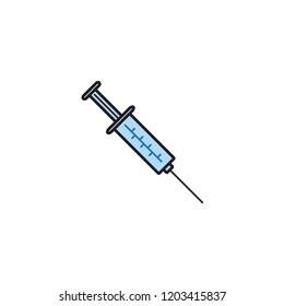 syringe icon template design