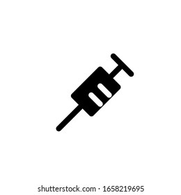 Syringe icon template. Vector illustration  