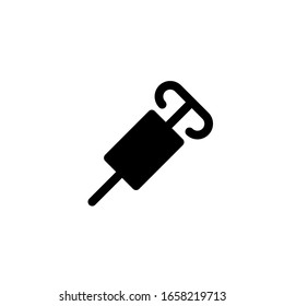 Symbolvorlage für Spritzen. Vektorillustration  