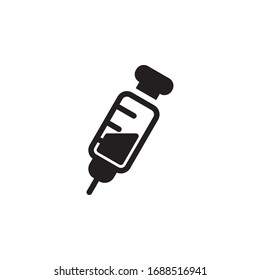 Syringe Icon In Trendy  Design Vector Eps 10