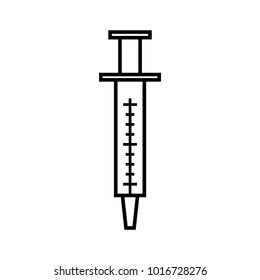 syringe icon vector