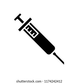 Syringe icon vector