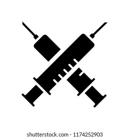 Syringe icon vector