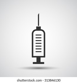 Syringe icon - Vector