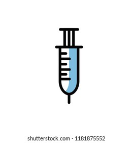syringe icon vector design. icon vector modern style