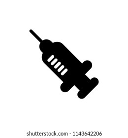 Syringe icon vector design template.