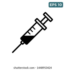 syringe icon vector design template