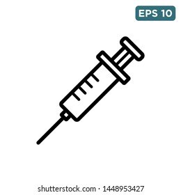 syringe icon vector design template