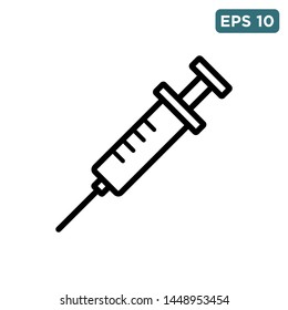 syringe icon vector design template