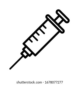 Syringe icon vector design template
