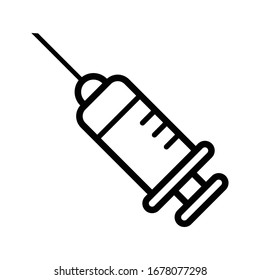 Syringe icon vector design template