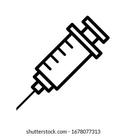 Design-Vorlage für die Vektorillustration von Spritzen