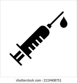 syringe icon vector design template