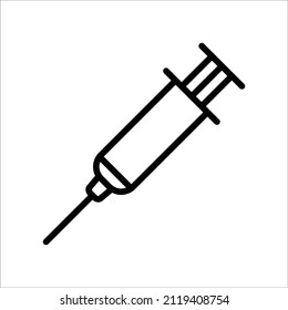 syringe icon vector design template