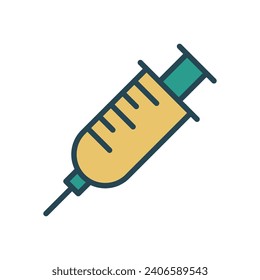 syringe icon vector design template