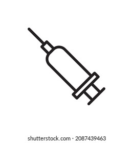 syringe icon vector design templates