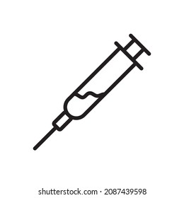 syringe icon vector design templates