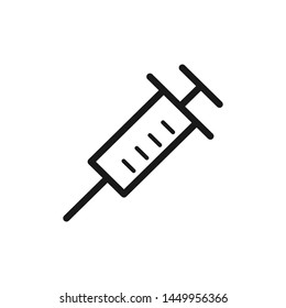 Syringe icon Vector EPS 10