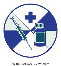 Syringe icon vector free download