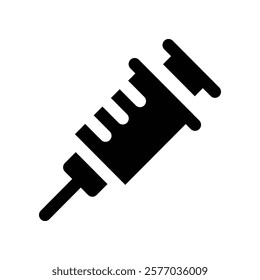 syringe icon. vector glyph icon for your website, mobile, presentation, and logo design.