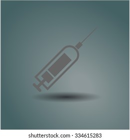 Ilustración vectorial de icono de jeringas