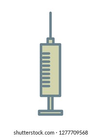 Syringe ICON. VECTOR ILLUSTRATION