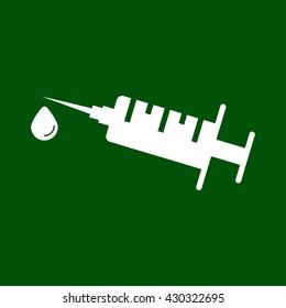 syringe icon. syringe vector illustration