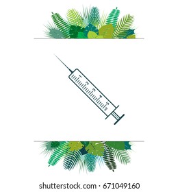 syringe icon. vector illustration