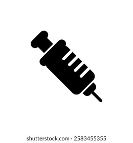 Syringe icon vector illustration. injection sign and symbol. vaccine icon