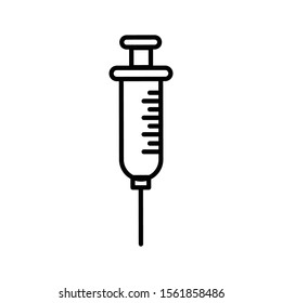 Syringe icon vector illustration logo template for many purpose.Isolated on white background