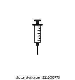 syringe icon vector illustration logo deisgn