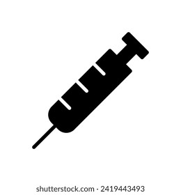 Vector de icono de la jeringa. vector de icono de inyección.